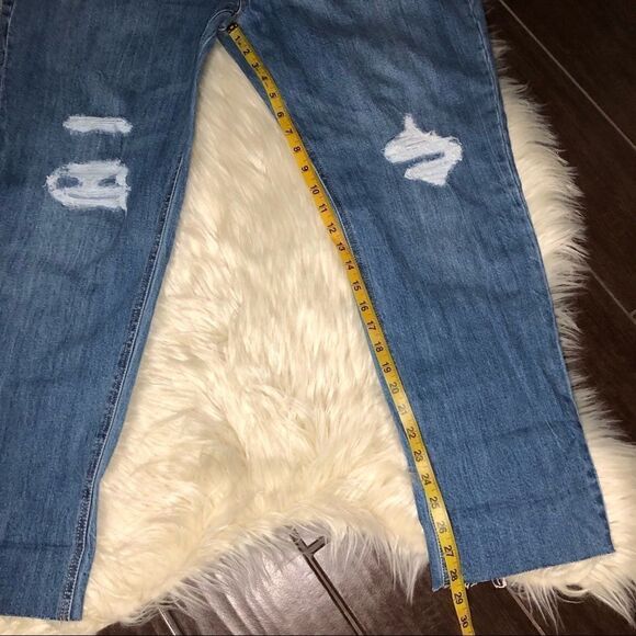 Old Navy boyfriend cropped denim size 16 - Picture 6 of 8